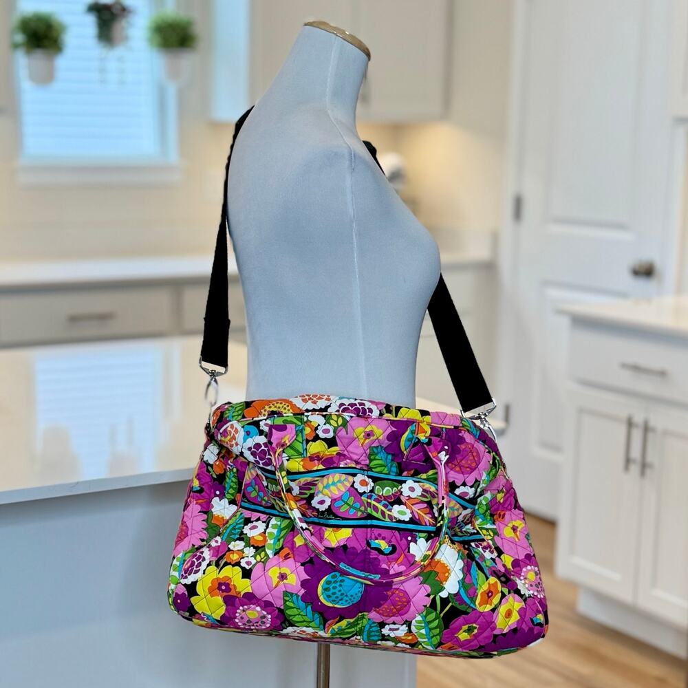 Vera Bradley | Va Va Bloom Floral Quilted Weekender Duffle Travel Bag